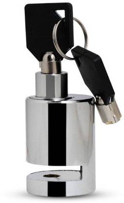 AXEWALL Heavy Duty Alarm Disc Lock For TVS Apache RTR 200 4V Disk-Round-Lock-Bike 082 Disc Lock