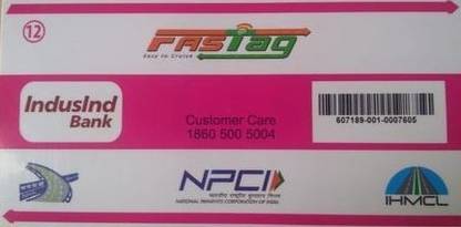indusind Fastag for Car