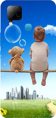 Everything. Back Cover for Infinix Hot 10S ( Sad Image Baby With Doggy Print