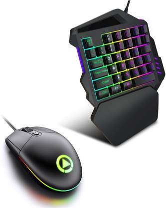 Esport Premium Quality Mobile Gamming 35 Keys Keyboard & Mouse Combo Set Designed for Gaming