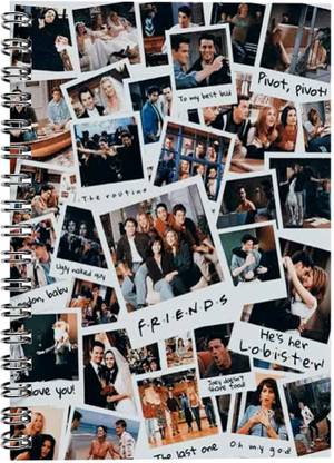 MG Brand Friends Web Series Spiral Bound Diary Notebook 51 A5 Note Book rulled 100 Pages