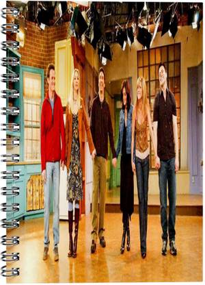MG Brand Friends Web Series Spiral Bound Diary Notebook 52 A5 Note Book rulled 100 Pages