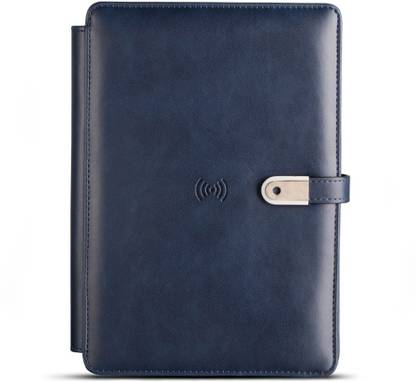 Pennline D7 4000 mAh inbuilt powerbank , wireless charging and 16GB Flash-drive A5 Planner/Organizer Ruled 192 Pages