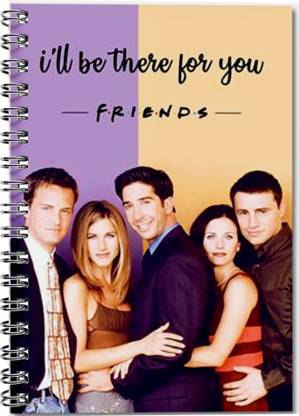 MG Brand Friends Web Series Spiral Bound Diary Notebook 18 A5 Notebook rulled 100 Pages
