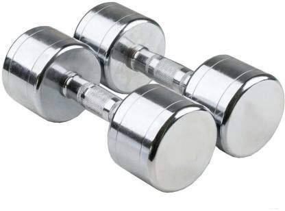 vnh Pair of 5KG Steel Dumbbells (5 KG X 2) Fixed Weight Dumbbell