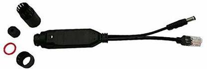 LipiWorld Waterproof POE Kits,RJ45 to 5.5 2.1mm 12V Output DC Power Over Ethernet Adapter Lan Adapter