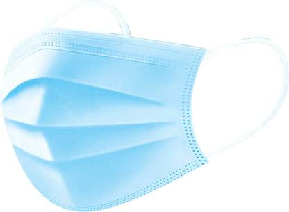MCP Healthcare Non-Woven Fabric Disposable Surgical Mask (design mayvary Blue, Without Valve, Pack of 100) for Unisex Adult Surgical Mask