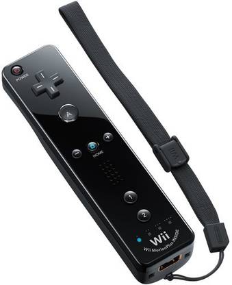 maxcom Wii remote Built in Black Motion Plus Inside Remote Controller For Nintendo Wii Controller  Motion Controller