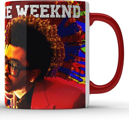 Unbounded Company The Weeknd Red Suit Trippy Edition Ceramic Coffee Mug