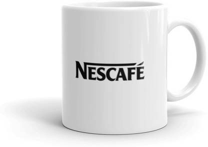 jiyacraft " Nescafe " Ceramic Coffee (330 ml) Ceramic Coffee Mug