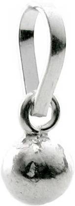 Chopra Gems 100% Original 925 Solid Round Ball Pure Silver Ball for home spiritual shakti Silver Silver Pendant