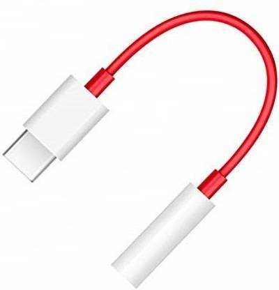 ankSONline Red Type C to 3.5mm Audio Jack Adapter Phone Converter