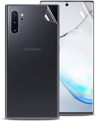 Mobilive Front and Back Screen Guard for Samsung Galaxy Note 10 Plus Edge to Edge 4 Layer Mambrane Nano Screen Protector ( Not Tempered Glass)