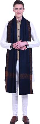 swi stylish Wool Embroidered Men Shawl