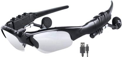 Alchiko New Wireless 3D Sound Quality Flip-up Glasses Bluetooth Sunglass With Noise-Cancelling Features Built-in Microphone For All Smartphones