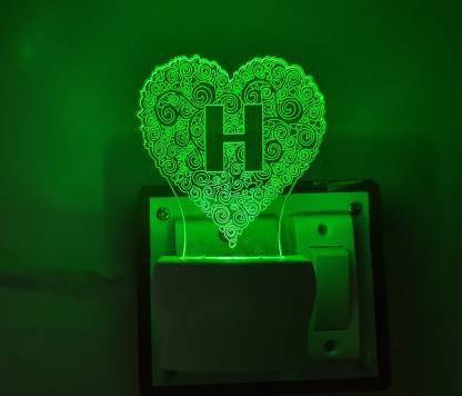 DM COLLECTION ALPHABET H Night Lamp