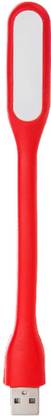 Paramits LED flexible light/ USB LED Light Goose Neck Bendable Mini LED reading Lamp for laptop powerbank LED USB Light Red Laptop Accessory
