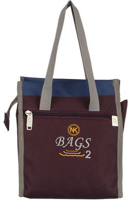 FRUZON OFFICE MEN AND WOMEN /TIFFIN BAG Waterproof Lunch Bag ( PURPLE-9L) Waterproof Lunch Bag