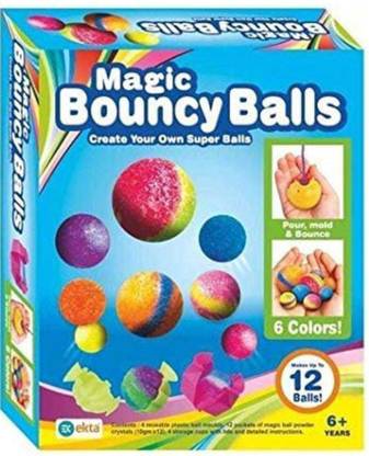Ekta Toys MAGIC BOUNCY BALLS (CREATE YOUR OWN SUPER BALLS) Party & Fun Board Game