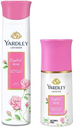 YARDLEY ENGLISH ROSE DEO + ROLL ON COMBO PACK OF 2