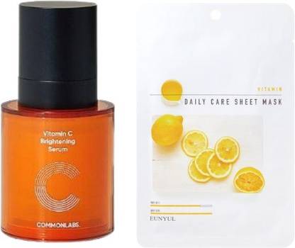 COMMONLABS VITAMIN C BRIGHTENING SERUM+SHEET MASK