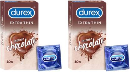 DUREX CHOCOLATE FLAVOURED WITH EXTRA THIN INTENSE Condom