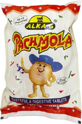 PACHMOLA PACK OF 42 SACHET POUCH AYURVEDIC TASTEFUL, HEALTHY AND DIGESTIVE TABLETS | AFTER MEAL DIGESTIVE TABLETS | PACHAK GOLI | IMPROVED DIGESTION | RELIEF FROM FLATULENCE SOUR Tablet