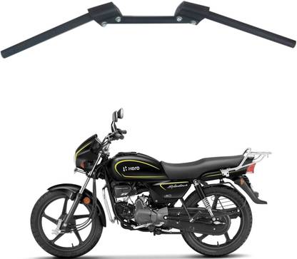 Qiisx Black Handle Bar Rod For Hero Splendor All Models Handle Bar
