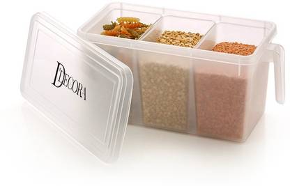 DDecora Plastic Grocery Container  - 1200 ml