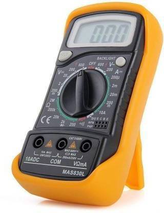 kripa Digital MultiMeter with Backlight LCD AC DC Voltage check Digital Multimeter