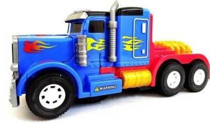 TrueBucks Battery Operated Super Speed Deform Deformation Robot Truck Vehicle car Toy for Kids|Boys|Girls with 3D Light and Music (Color-Multi). (Multicolor)