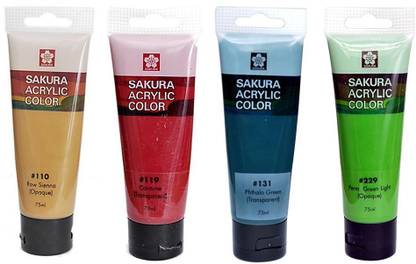 SAKURA Sakur Acrylic Color Tube Combo