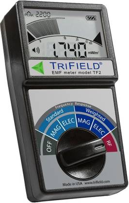 Trifield Electric Field, Radio Frequency (RF) Field, Magnetic Field Strength Meter – Detect 3 Types of Electromagnetic Radiation Radiation Monitor