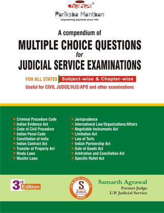 MCQ (Multiple Choice Questions) For Judicial Service Examinations For All States 3rd Edition