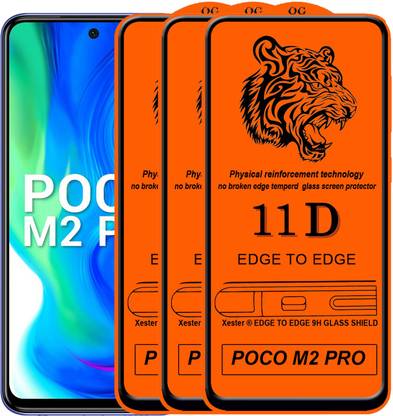 Rofix star Edge To Edge Tempered Glass for Poco M2 Pro