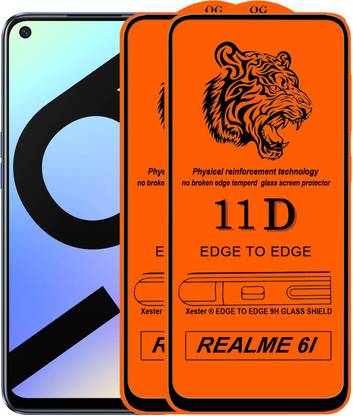 Rofix star Edge To Edge Tempered Glass for Realme 6i
