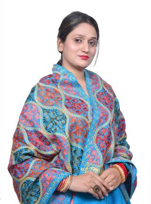 PASHTUSHS Acrylic, Wool Self Design Women Shawl