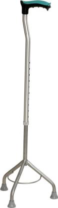 TYNOR Walking Stick Tripod, Silver, Universal Size, 1 Unit Supporter