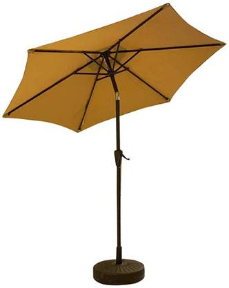 seven star decor Push Button Tilt Garden Outdoor Cafe Umbrella Umbrella