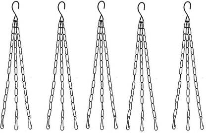 Divine Tree Metal Hanging Basket Chain With Hook for Hanging Basket,Bird Feeder Hanging Pots Plant Container Set