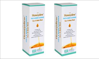 VHRC Honeydew Liquid Face & Body Cleanser (Face Wash) (Pack of 2)