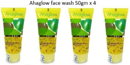 ahaglow  (4x50 gm) 200 gm 4 Pack of 50 gm Face Wash