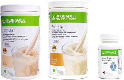 Herbalife Nutrition Formula 1 Shake Banana And Vanilla With Joint Support Combo