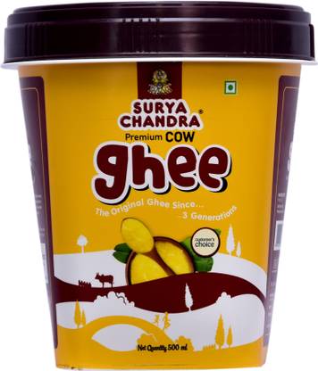 surya chandra SC CG 500ML J Ghee Mason Jar