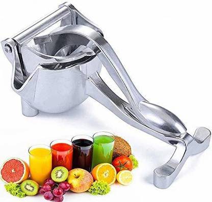 PRAJVAL Aluminium Steel Hand Juicer/Hand Press Juicer stainless steel manual hand juicer/fruit and vegetable juicer/orange lemon fruit and citrus juicer/cold press juicer/juicer mixer/mixer grinder juicer/juicer for fruit/hand press/citrus juicer(Silver) Hand Juicer