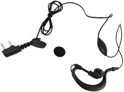 SNARIYOVSN (2 Pcs) 2-Pin K Type Hanging Earphone with Microphone Wired