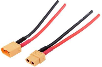 SunRobotics XT60 Pair Parallel Battery Connectors 3.5mm 14AWG Male Female Plug