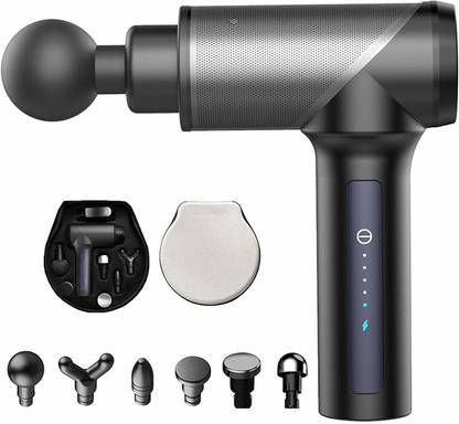 Wellnex Massage Gun for Muscles Deep Tissue,Percussion Massager and Muscle Massager Handheld, Back and Shoulder Massager,Quiet Glide Technology with 5 Adjustable Speeds (Mini S) Massage Gun for Muscles Deep Tissue,Percussion Massager and Muscle Massager Handheld, Back and Shoulder Massager,Quiet Glide Technology with 5 Adjustable Speeds (Mini S) Massager