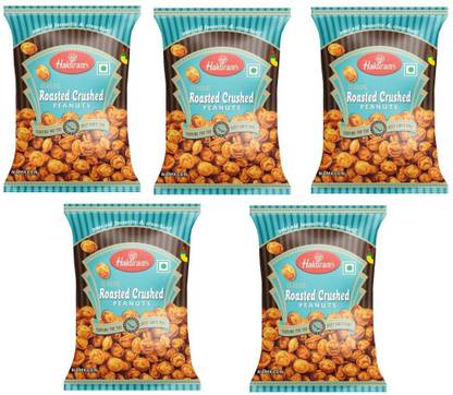 Haldiram's Peanuts Crushed Roasted Pack of 5 x 200 g Pouch