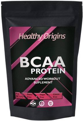 Healthy Origins Real BCAA 100% Micronized Vegan, Muscle Recovery & Endurance BCAA B82 Premium BCAA